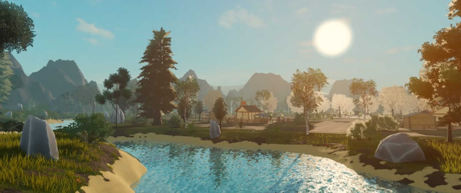 Desert canyon terrain